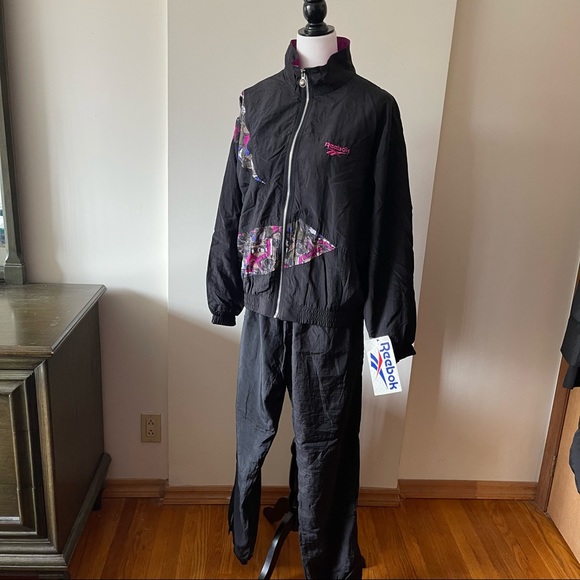Reebok new vintage deadstock 90s track suit jogging suit windbreaker - Picture 3 of 14